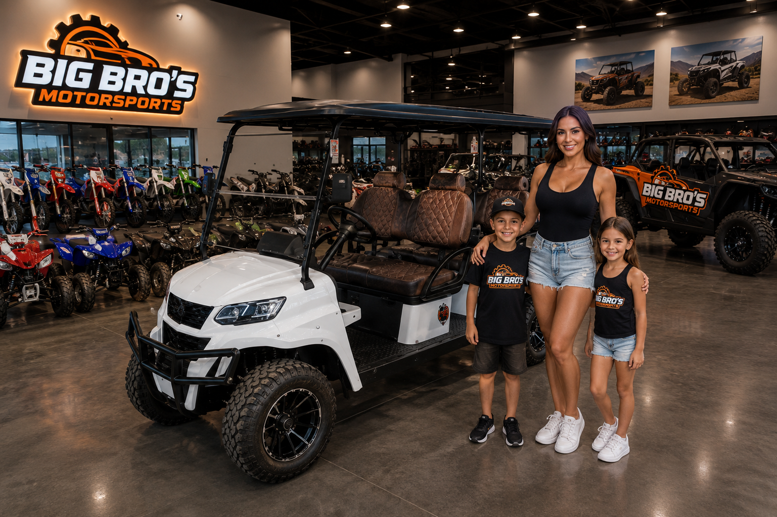 2026 Big Bros 6-Passenger Lifted Electric Golf Cart